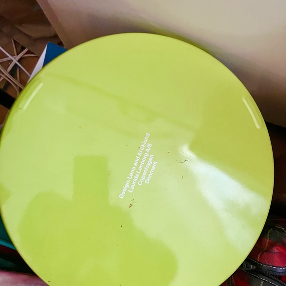 Danish modern MCM metal tin bullseye tray , Lena & Al Eklund x Laurids Longborg - Picture 6 of 6